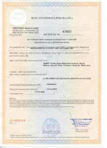 Licencja spedytora